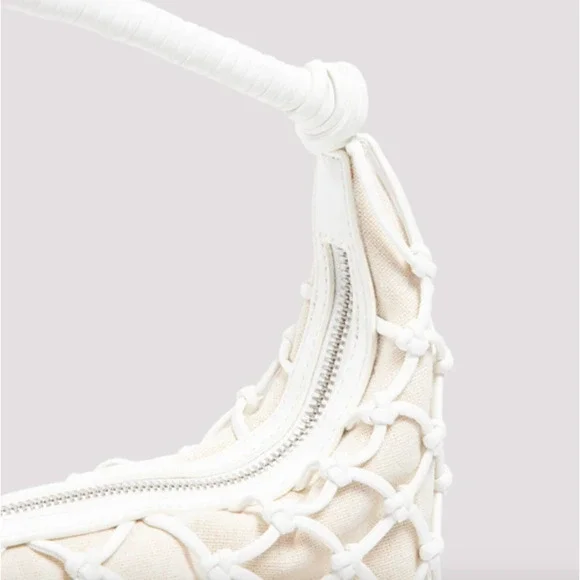 STAUD Large Luna Open-knit Netted Vegan Shoulder Bag - Picture 6 of 13